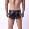 Boxer desmontable de piel con gran bolsa frontal - Boxer - abierto, atado, atrevido, autopostr_pinterest_48602, autopostr_pinterest_48606, boxer, bulge, comfort, Hombre, leather, piel, sexy - 365Briefs -