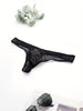 Men's lace thong with front pouch