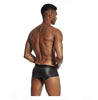 Boxer hombre metálico con bolsa frontal