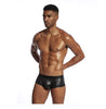 Boxer hombre metálico con bolsa frontal