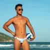 DesignYourSwim-Estampado blanco y azul