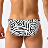 Men's swim briefs zebra