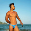 DesignYourSwim-Estampado blanco y azul