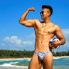 DesignYourSwim-Estampado Azul