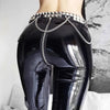 Pantalon latex con cremallera completa