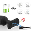 Plug anal con vibracion y electroestimulacion y mando a distancia