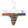 Tanga hombre arco iris lycra