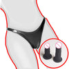 Tanga ajustable con doble consolador desmontable