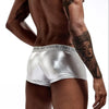 Boxer hombre metálico con bolsa frontal