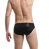 Men's slip-on leather swimsuit