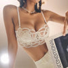 Sujetador ancho push-up transparente