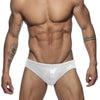 Men's slip-on leather swimsuit