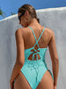 1-piece swimsuit with side ties