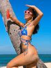 Bikini brasileño tiras cruzadas