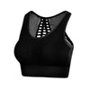 Open back sports bra