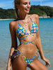 Bikini brasileño tiras cruzadas