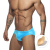 Men's slip-on leather swimsuit