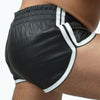 Men's leather shorts