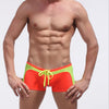 Herren-Boxer-Badeanzug mit Neonstreifen