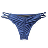 Thong bikini with side straps