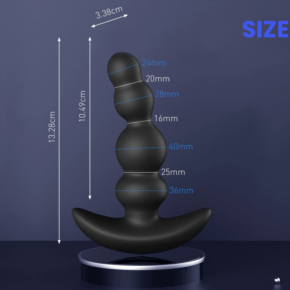 Vibrador anal con rotación y control por aplicación móvil - Juguete - anal, prostata, remoto - 365Briefs -