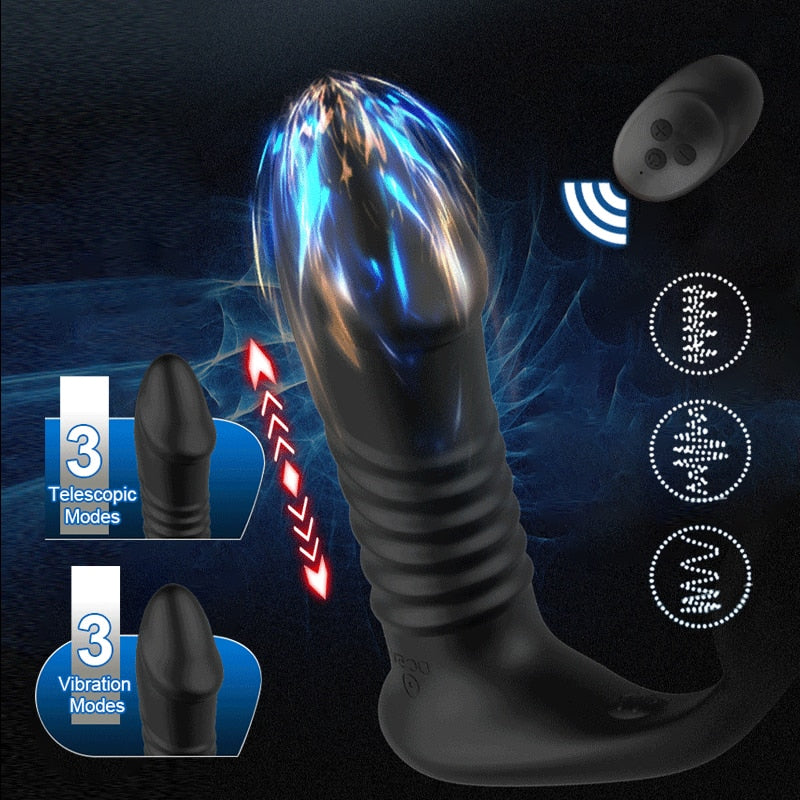 Estimulador de prostata extensible con mando a distancia y conexión a móvil - Juguete - anal, prostata, remoto - 365Briefs -