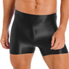 Glänzende Herren-Shorts aus Lycra