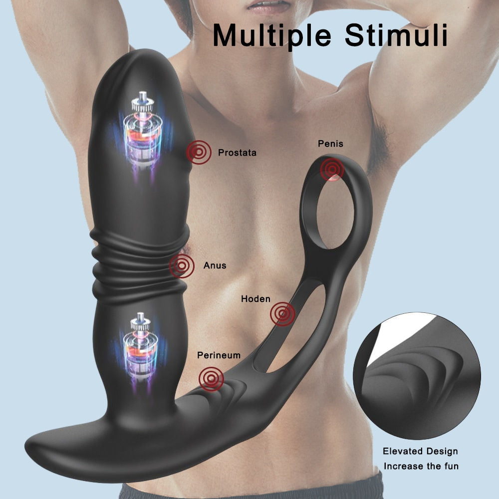 Estimulador de prostata extensible con mando a distancia y conexión a móvil - Juguete - anal, prostata, remoto - 365Briefs -