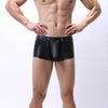 Boxer desmontable de piel con gran bolsa frontal - Boxer - abierto, atado, atrevido, autopostr_pinterest_48602, autopostr_pinterest_48606, boxer, bulge, comfort, Hombre, leather, piel, sexy - 365Briefs -