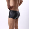 Boxer desmontable de piel con gran bolsa frontal - Boxer - abierto, atado, atrevido, autopostr_pinterest_48602, autopostr_pinterest_48606, boxer, bulge, comfort, Hombre, leather, piel, sexy - 365Briefs -