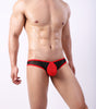 Slip bulge semitransparente con trasero ajustado - Bikini - atrevido, bikini, bulge, comfort, Hombre, red, tradicional - 365Briefs -