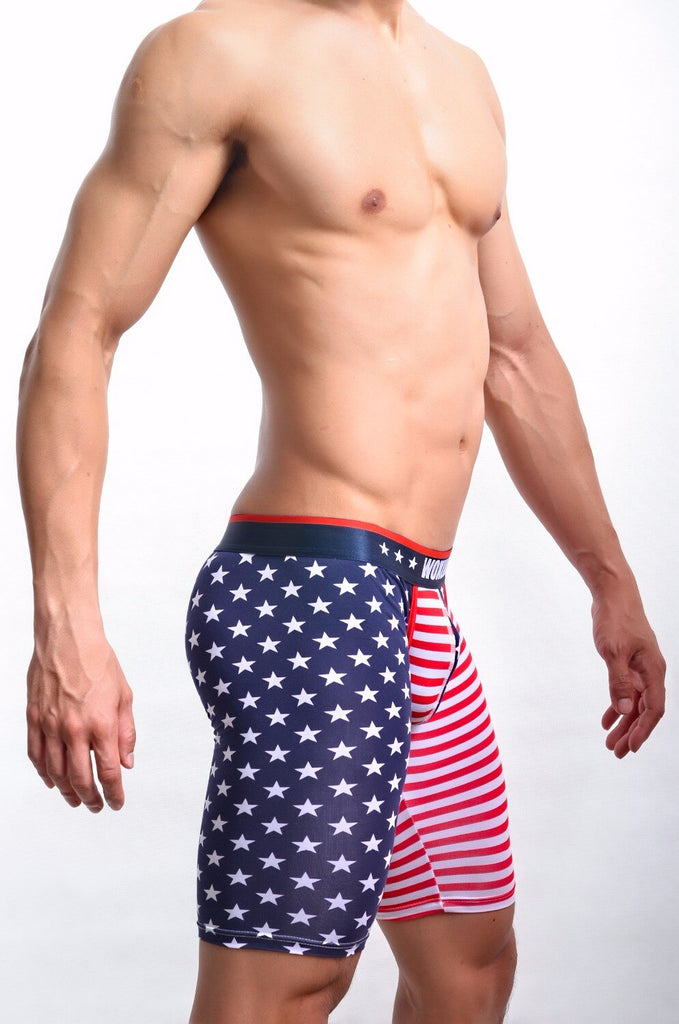 Boxer largo bandera USA - Boxer - algodon, autopostr_pinterest_48602, autopostr_pinterest_48605, autopostr_pinterest_57261, autopostr_twitter_46172, bandera, boxer, cómodo, Hombre, tradicional - 365Briefs -